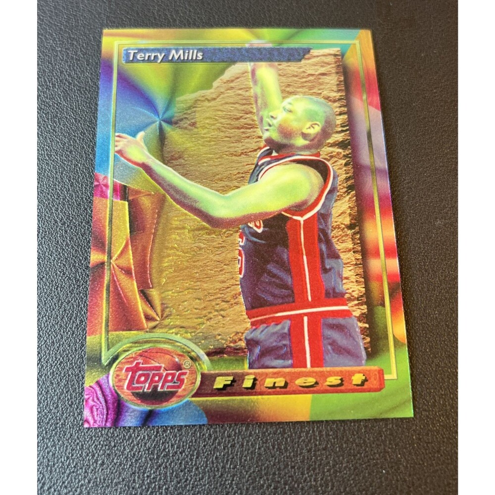 1993-94 Topps Finest Terry Mills #60 Basketball Card